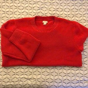 J. Crew red sweater